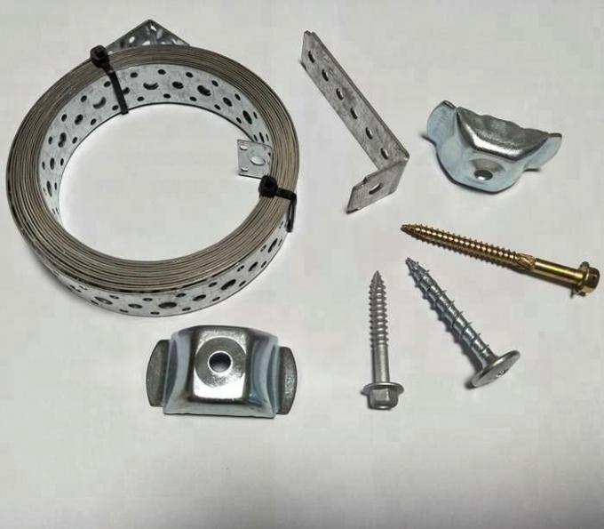 ネイルプレートとパンシングストラップストラップネクタイのブラケット使用のためのガルバン化ストラストハンガー 1