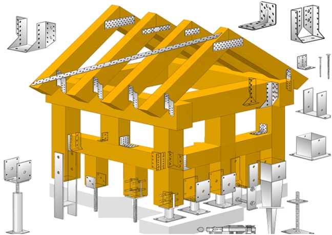 木の屋根のトラスと木の枠のコネクタのためのギャングネイルプレート固定器 6