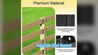 調節可能なスチール製手すりブラケット