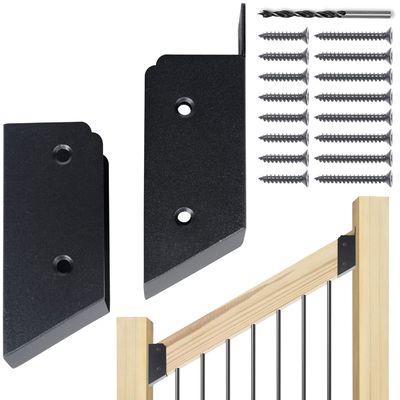品質  Deck Railing Bracket and Deck Baluster Attachments with Up To 200 Lbs Weight Capacity 工場
