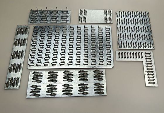 100mm 直角型ガルバン化木材枠 ギャングネイル 腐食耐性