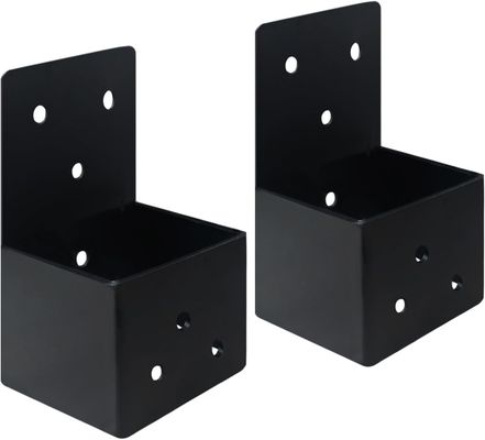 頑丈なパーゴラDIYブラケット 梁ブラケットコネクタ ブレース 4''x4''木製ポスト用ネジ付き