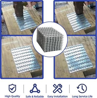 木の屋根のトラスと木の枠のコネクタのためのギャングネイルプレート固定器