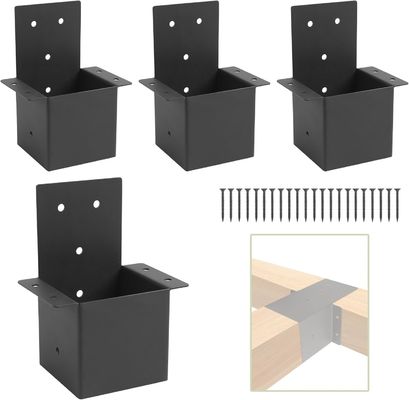 パーゴラ支架 4x4 支架 柱支架 パーゴラキット ガイゼボ支架 壁掛け支架 木の支架 パーゴラ支架 接続器