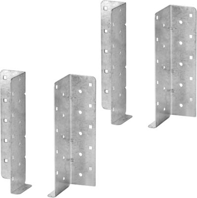 亜鉛メッキ鋼 スプリット 根太ハンガー 壁掛け 根太ブラケット ハリケーンタイ ビーム用