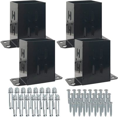 フェンスポストアンカーデッキポーチポーチポーチのポストベースフェンシングトレリス＆ゲイツのためのトリム